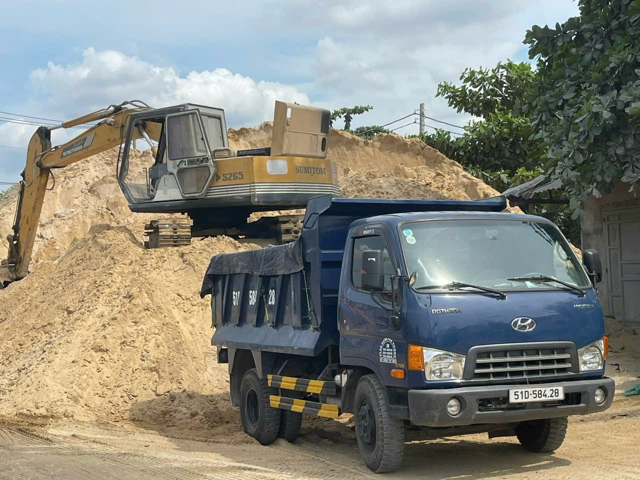 cát san lấp Bình Chánh